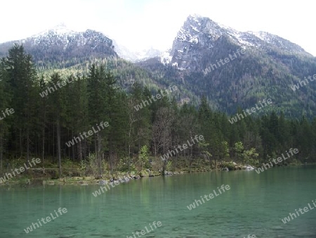 Hintersee mit Watzmann,Bayern.