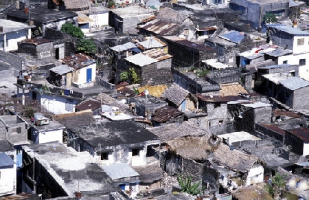  the city of Moutsamudu on the Island of Anjouan on the Comoros Ilands in the Indian Ocean in Africa.   