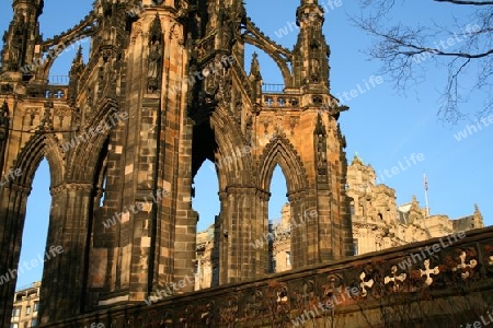 Scott Monument in Edinburgh