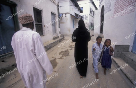 Die Altstadt von Stone Town  oder Zanzibar Town der Hauptstadt der Insel Sansibar im Indischen Ozean in Tansania in Ostafrika.. 