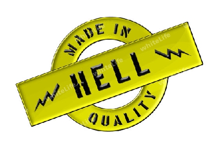 Made in Hell - Quality seal for your website, web, presentation