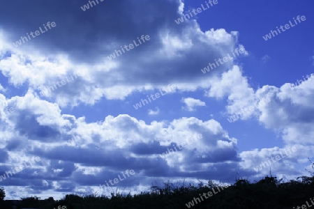 wolkenhimmel im sommer