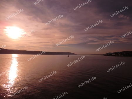 Sonnenuntergang am Bodensee