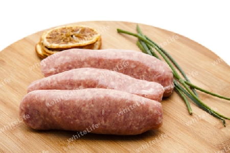 Bratwurst mit Schnittlauch