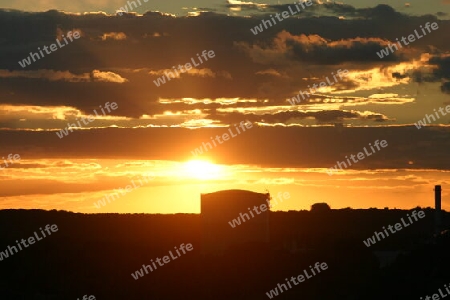 Sonnenuntergang in Potsdam