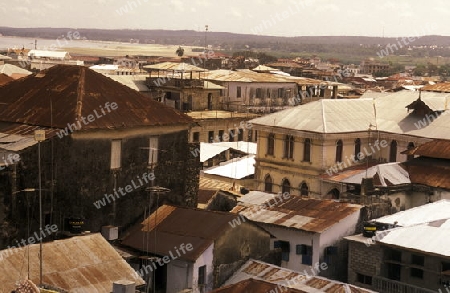 Die Altstadt von Stone Town  oder Zanzibar Town der Hauptstadt der Insel Sansibar im Indischen Ozean in Tansania in Ostafrika.