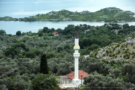 Europa, Osteuropa, Balkan. Montenegro, Skadar, See, Landschaft, Murici,  Moschee,  