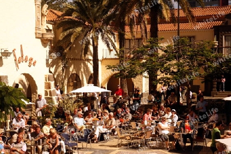  the Pueblo Canario the city Las Palmas on the Canary Island of Spain in the Atlantic ocean.