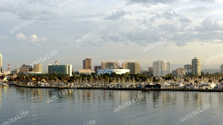 Skyline von Long Beach im Los Angeles County