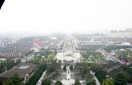 Skyline von Xian / Xi'an, China