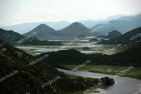 Europa, Osteuropa, Balkan. Montenegro, Skadar, See, Landschaft, Rijeka Crnojevica, Natur