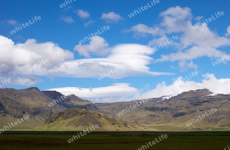 Fjell Landschaft in Island