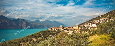 View of Lake Garda in Italy