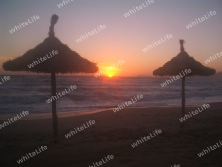 Sonnenuntergang am Strand