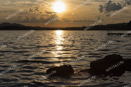 Sonnenuntergang am Hopfensee