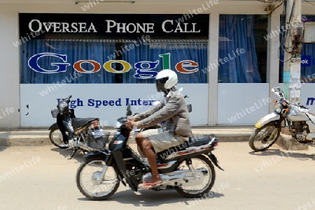 A Google Shop in the City centre of Siem Riep neat the Ankro Wat Temples in the west of Cambodia.