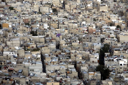 Asien, Naher Osten, Syrien, Damaskus,   Sicht ueber die Grossstadt von Damaskus der Hauptstadt von Syrien. 