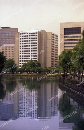 The  City centre at the Imperial Palace of Tokyo in Japan in Asia,



