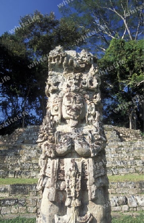 The Ruins of Copan in Honduras in Central America,