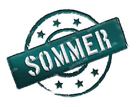 Sign and stamp for your presentation, for websites and many more named SOMMER