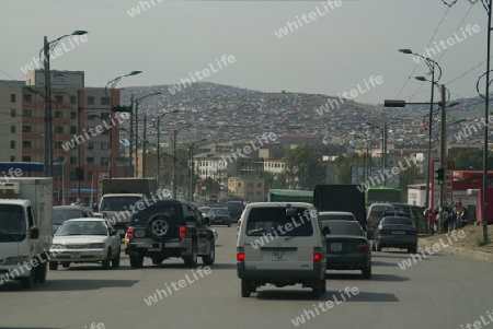 Stadtverkehr in Ulan Bator