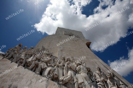 Europa, Westeuropa, EU, Euro, Portugal, Lissabon, Belem, Padrao dos Descobrimentos, Denkmal, Monument, Rio Tejo,   (Urs Flueeler) 