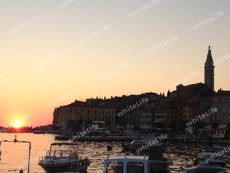 Sonnenuntergang in Rovinj