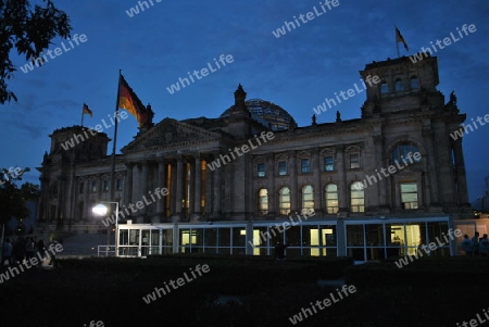 Reichstag Berlin Abend