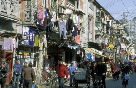 the old town in the City of Shanghai in china in east asia. 