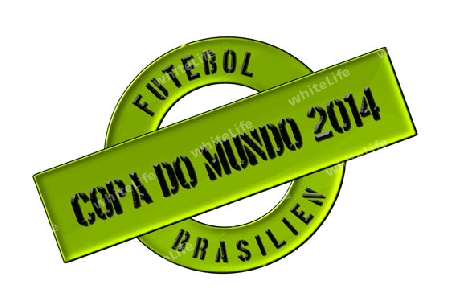 Illustration of the World Cup 2014 in Brazil as Banner for your presentation, website, inviting...