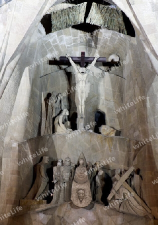 Barcelona - detail von Sagrada la Familia Katedrale