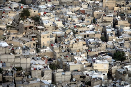 Asien, Naher Osten, Syrien, Damaskus,   Sicht ueber die Grossstadt von Damaskus der Hauptstadt von Syrien. 