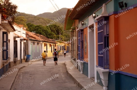 Suedamerika, Karibik, Venezuela, Nord, Choroni, National Park Hanri Pittier, Strand, Beach, Palmenstrand, Natur, Landschaft, Paar, Menschen, Ferien, Idylle, Bucht, Meer