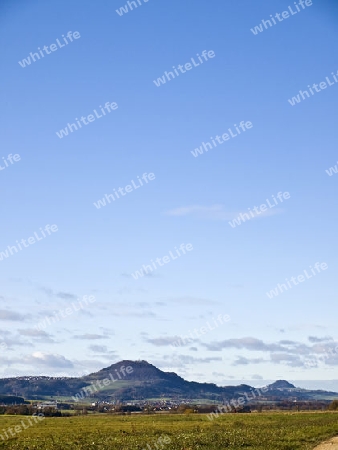 Blick auf den Rechberg und Hohenstaufen