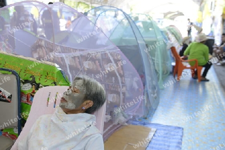 Thai anti-government protesters  during a rally at theDemocracy Monument in .Bangkok, Thailand, Saturday Jan.11 , 2014.