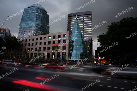 Asien, Suedost, Singapur, Insel, Staat, Stadt, City, Orchard Road, Einkaufsstrasse, Shopping, Alltag, Wirtschaft, Zentrum,  Nacht,  Centre, Einkaufszentrum, Shoppingcentre,  Architektur, Modern, Verkehr,   