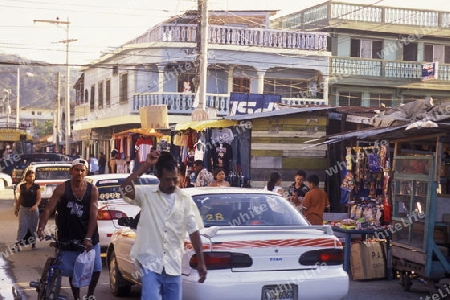 the city of Tela near San Pedro Sula on the caribian sea in Honduras in Central America,