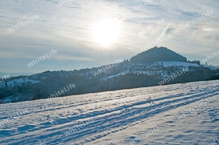 Sonnenuntergang im Winter