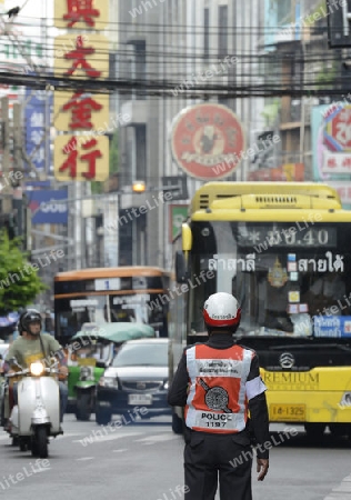 Der Alltag im China Town in der Stadt Bangkok in Thailand in Suedostasien.