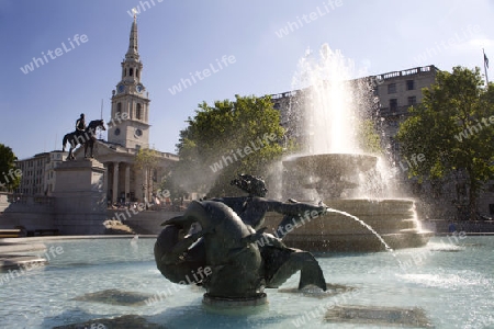 London - Trafalgar square - Font?ne