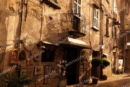 The old town in the Fishingvillage of Orta on the Lake Orta in the Lombardia  in north Italy. 