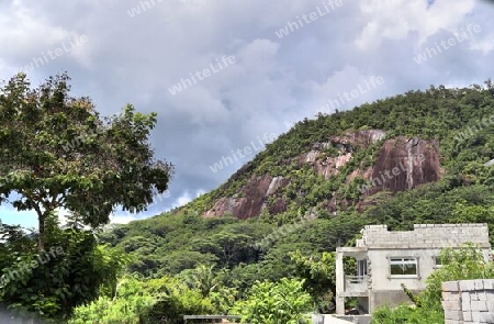 Beautiful impressions of the tropical landscape paradise on the Seychelles islands