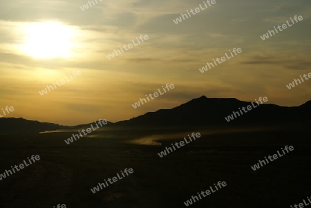 Staubwolken am Horizont