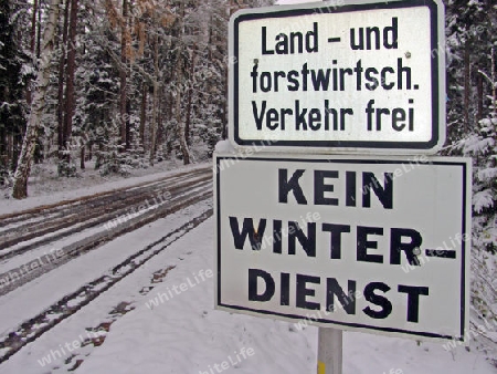 Kein Winterdienst