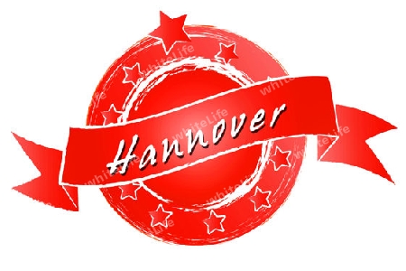 HANNOVER - Banner, Logo, Symbol im Royal Grunge Style fuer Praesentationen, Flyer, Prospekte, Internet,...