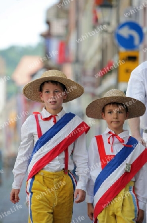 a traditional festival in the old town of Waldshut in the Blackforest in the south of Germany in Europe.