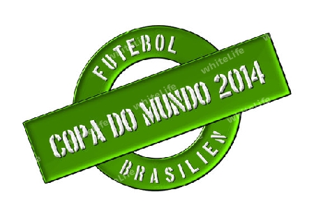 Illustration of the World Cup 2014 in Brazil as Banner for your presentation, website, inviting...