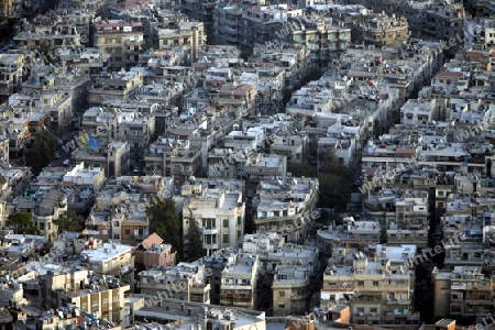 Asien, Naher Osten, Syrien, Damaskus,   Sicht ueber die Grossstadt von Damaskus der Hauptstadt von Syrien. 