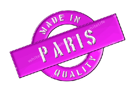 Made in Paris - Quality seal for your website, web, presentation