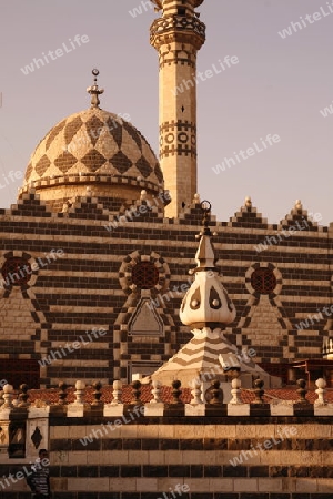 the Abu Darwish Mosque in the City Amman in Jordan in the middle east.